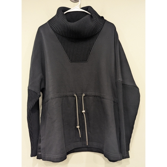 Varley Cavello Longline Sweater Turtleneck Tunic Size Medium - Picture 3 of 8